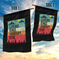 Vintage 1976 Birthday Garden Flag Retro 50th Birthday Gifts 50 Years Old