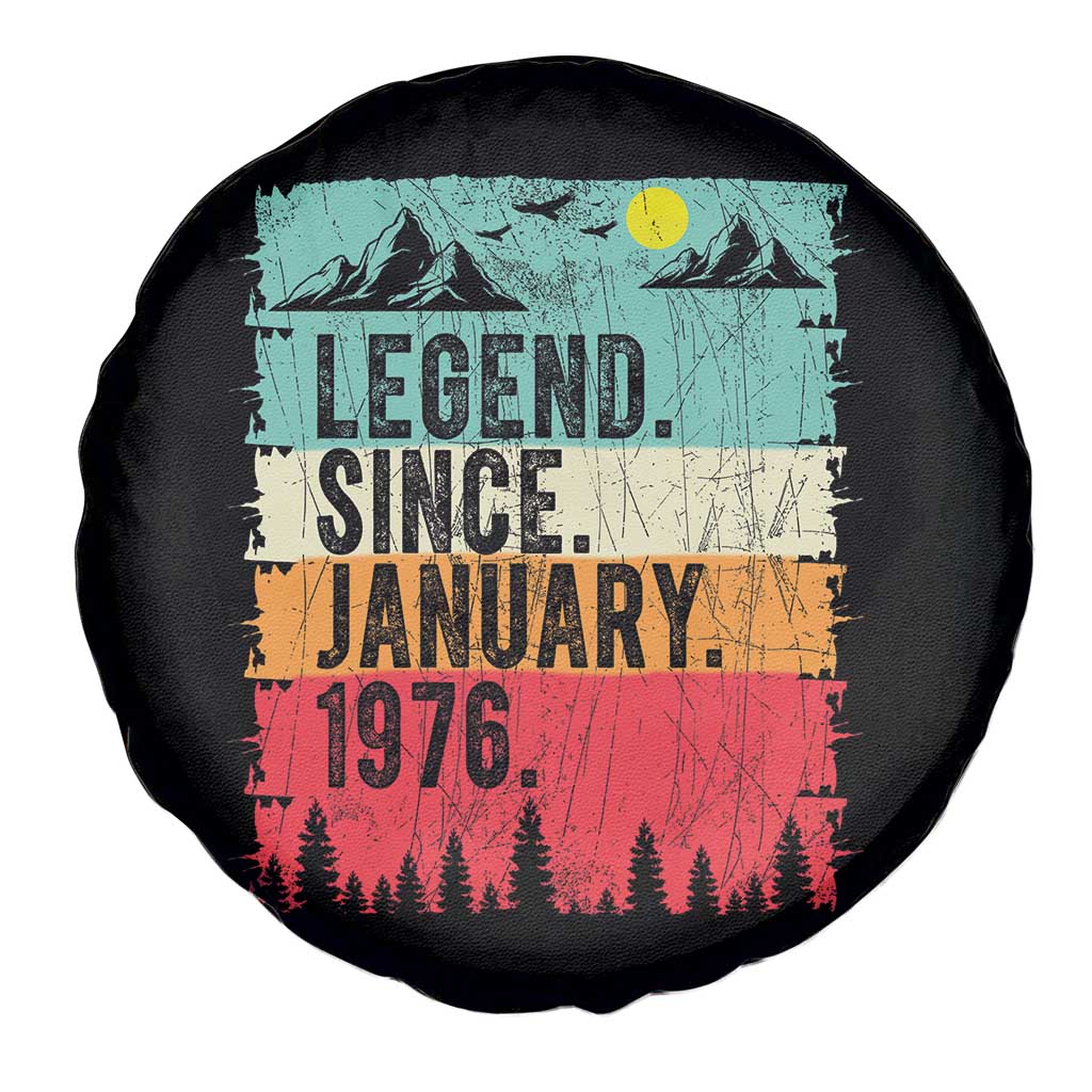 Vintage 1976 Birthday Spare Tire Cover Retro 50th Birthday Gifts 50 Years Old