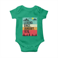 Vintage 1976 Birthday Baby Onesie Retro 50th Birthday Gifts 50 Years Old