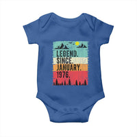 Vintage 1976 Birthday Baby Onesie Retro 50th Birthday Gifts 50 Years Old