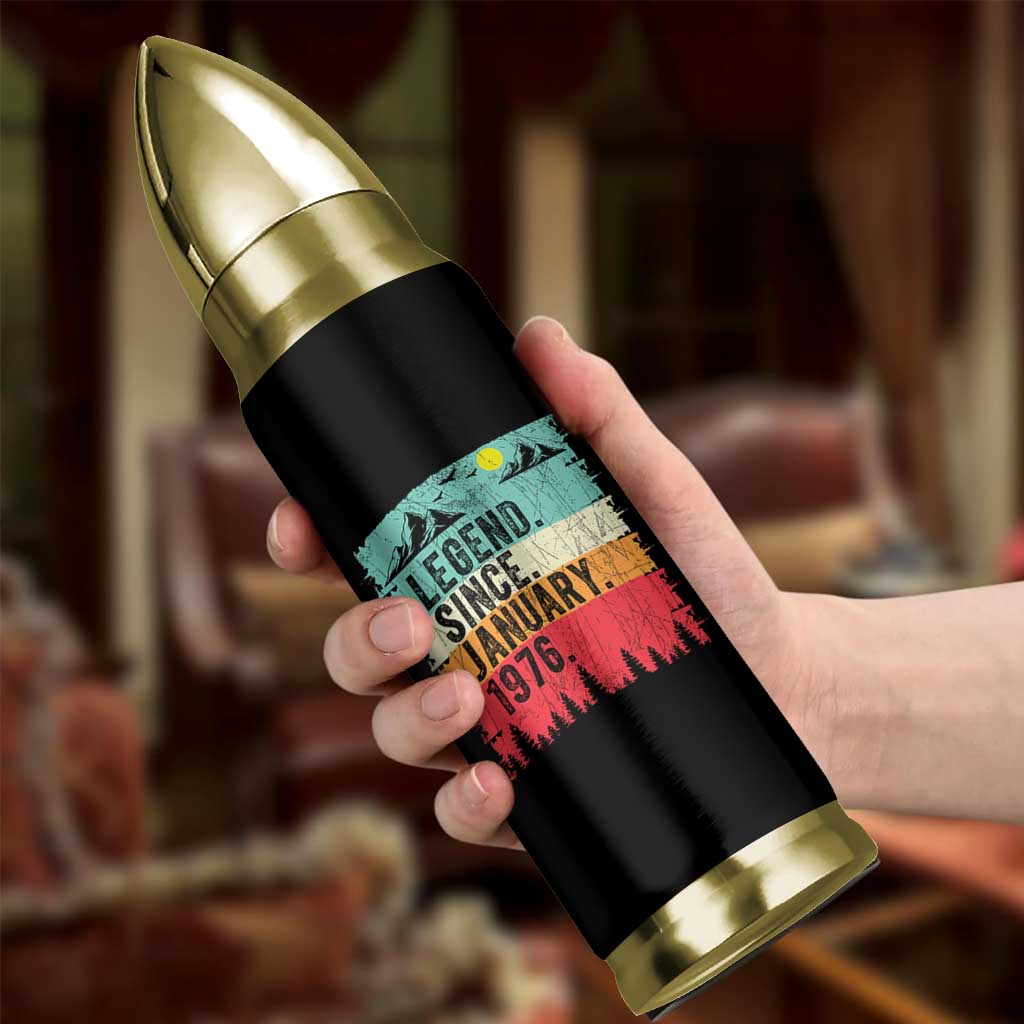 Vintage 1976 Birthday Bullet Tumbler Retro 50th Birthday Gifts 50 Years Old