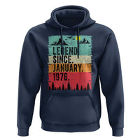 Vintage 1976 Birthday Hoodie Retro 50th Birthday Gifts 50 Years Old