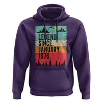 Vintage 1976 Birthday Hoodie Retro 50th Birthday Gifts 50 Years Old