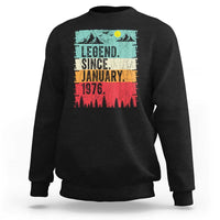 Vintage 1976 Birthday Sweatshirt Retro 50th Birthday Gifts 50 Years Old