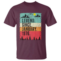 Vintage 1976 Birthday T Shirt Retro 50th Birthday Gifts 50 Years Old