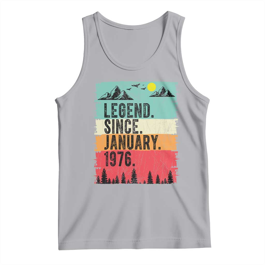 Vintage 1976 Birthday Tank Top Retro 50th Birthday Gifts 50 Years Old