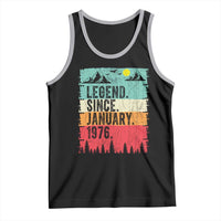 Vintage 1976 Birthday Tank Top Retro 50th Birthday Gifts 50 Years Old
