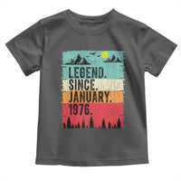 Vintage 1976 Birthday Toddler T Shirt Retro 50th Birthday Gifts 50 Years Old