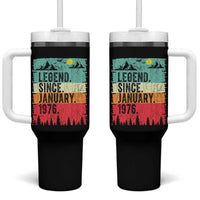 Vintage 1976 Birthday Tumbler With Handle Retro 50th Birthday Gifts 50 Years Old