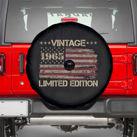 Vintage 1965 Birthday Spare Tire Cover Limited Edition Retro American Flag
