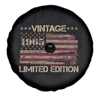 Vintage 1965 Birthday Spare Tire Cover Limited Edition Retro American Flag