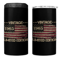 Vintage 1965 Birthday 4 in 1 Can Cooler Tumbler Limited Edition Retro American Flag