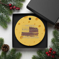 Vintage 1965 Birthday Ceramic Ornament Limited Edition Retro American Flag