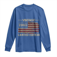 Vintage 1965 Birthday Long Sleeve Shirt Limited Edition Retro American Flag