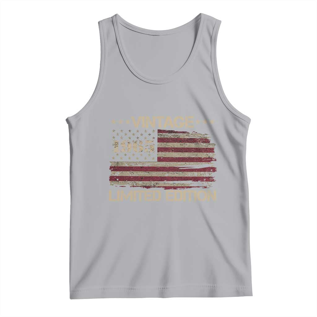 Vintage 1965 Birthday Tank Top Limited Edition Retro American Flag