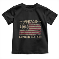 Vintage 1965 Birthday Toddler T Shirt Limited Edition Retro American Flag