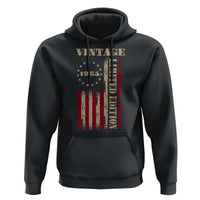 Vintage 1965 Birthday Hoodie Retro American Flag Limited Edition