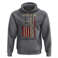 Vintage 1965 Birthday Hoodie Retro American Flag Limited Edition