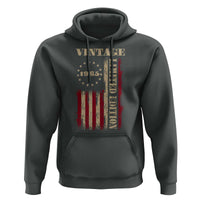 Vintage 1965 Birthday Hoodie Retro American Flag Limited Edition