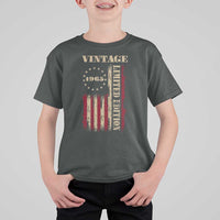 Vintage 1965 Birthday T Shirt For Kid Retro American Flag Limited Edition