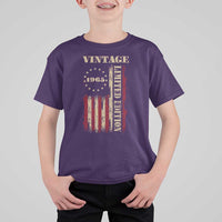 Vintage 1965 Birthday T Shirt For Kid Retro American Flag Limited Edition