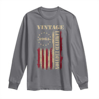 Vintage 1965 Birthday Long Sleeve Shirt Retro American Flag Limited Edition