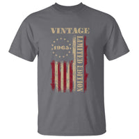 Vintage 1965 Birthday T Shirt Retro American Flag Limited Edition