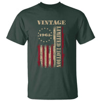 Vintage 1965 Birthday T Shirt Retro American Flag Limited Edition