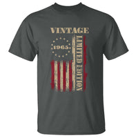 Vintage 1965 Birthday T Shirt Retro American Flag Limited Edition