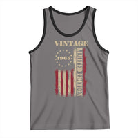 Vintage 1965 Birthday Tank Top Retro American Flag Limited Edition