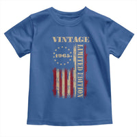 Vintage 1965 Birthday Toddler T Shirt Retro American Flag Limited Edition