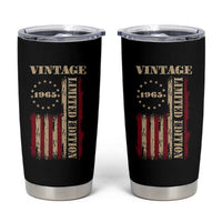 Vintage 1965 Birthday Tumbler Cup Retro American Flag Limited Edition