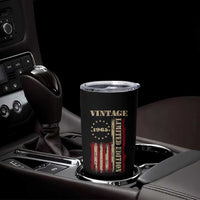 Vintage 1965 Birthday Tumbler Cup Retro American Flag Limited Edition