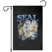 Baby Seals Garden Flag Retro Sea Dog Bootleg Vintage Graphic 90s