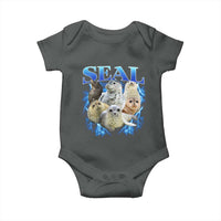 Baby Seals Baby Onesie Retro Sea Dog Bootleg Vintage Graphic 90s