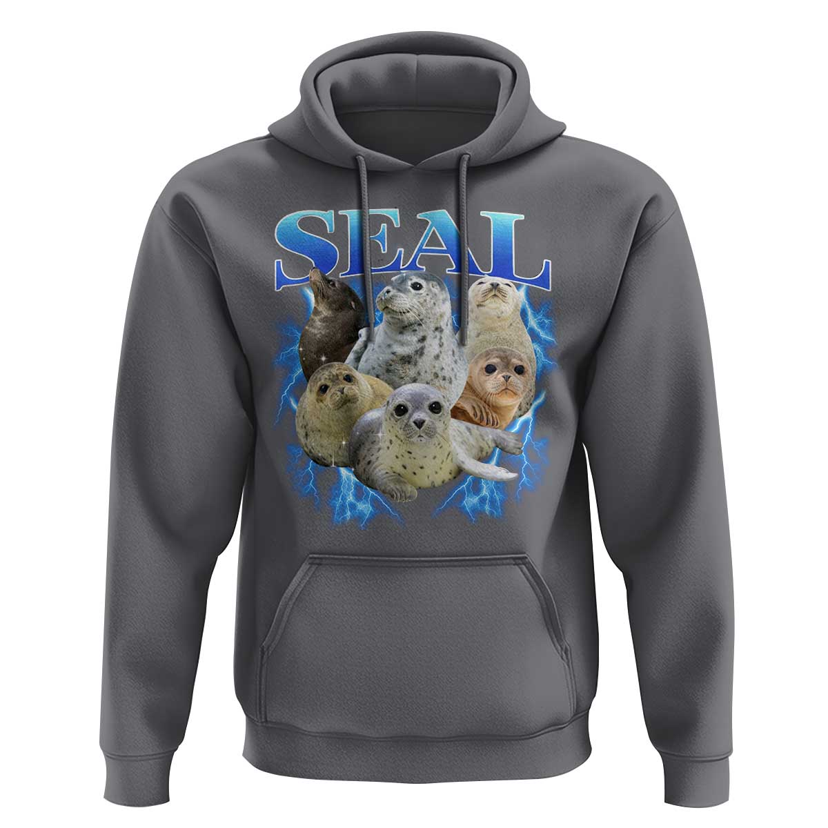 Baby Seals Hoodie Retro Sea Dog Bootleg Vintage Graphic 90s