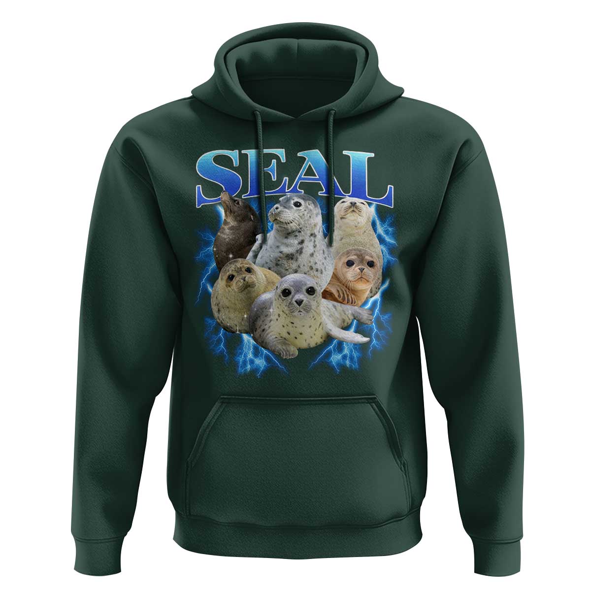 Baby Seals Hoodie Retro Sea Dog Bootleg Vintage Graphic 90s