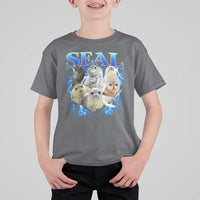 Baby Seals T Shirt For Kid Retro Sea Dog Bootleg Vintage Graphic 90s