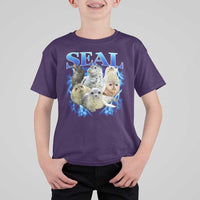 Baby Seals T Shirt For Kid Retro Sea Dog Bootleg Vintage Graphic 90s