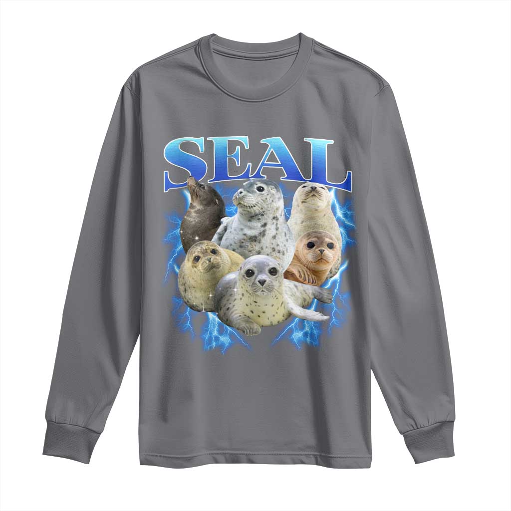 Baby Seals Long Sleeve Shirt Retro Sea Dog Bootleg Vintage Graphic 90s