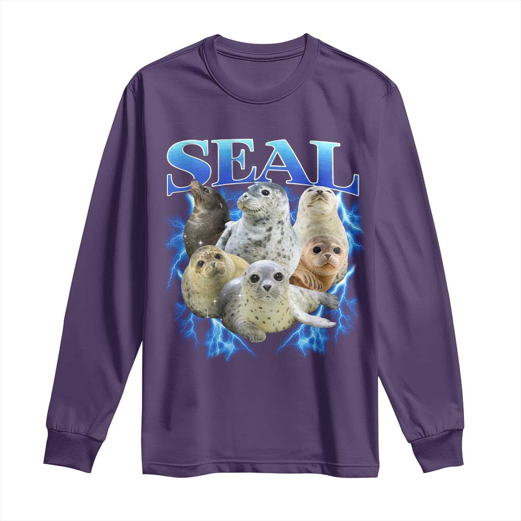 Baby Seals Long Sleeve Shirt Retro Sea Dog Bootleg Vintage Graphic 90s