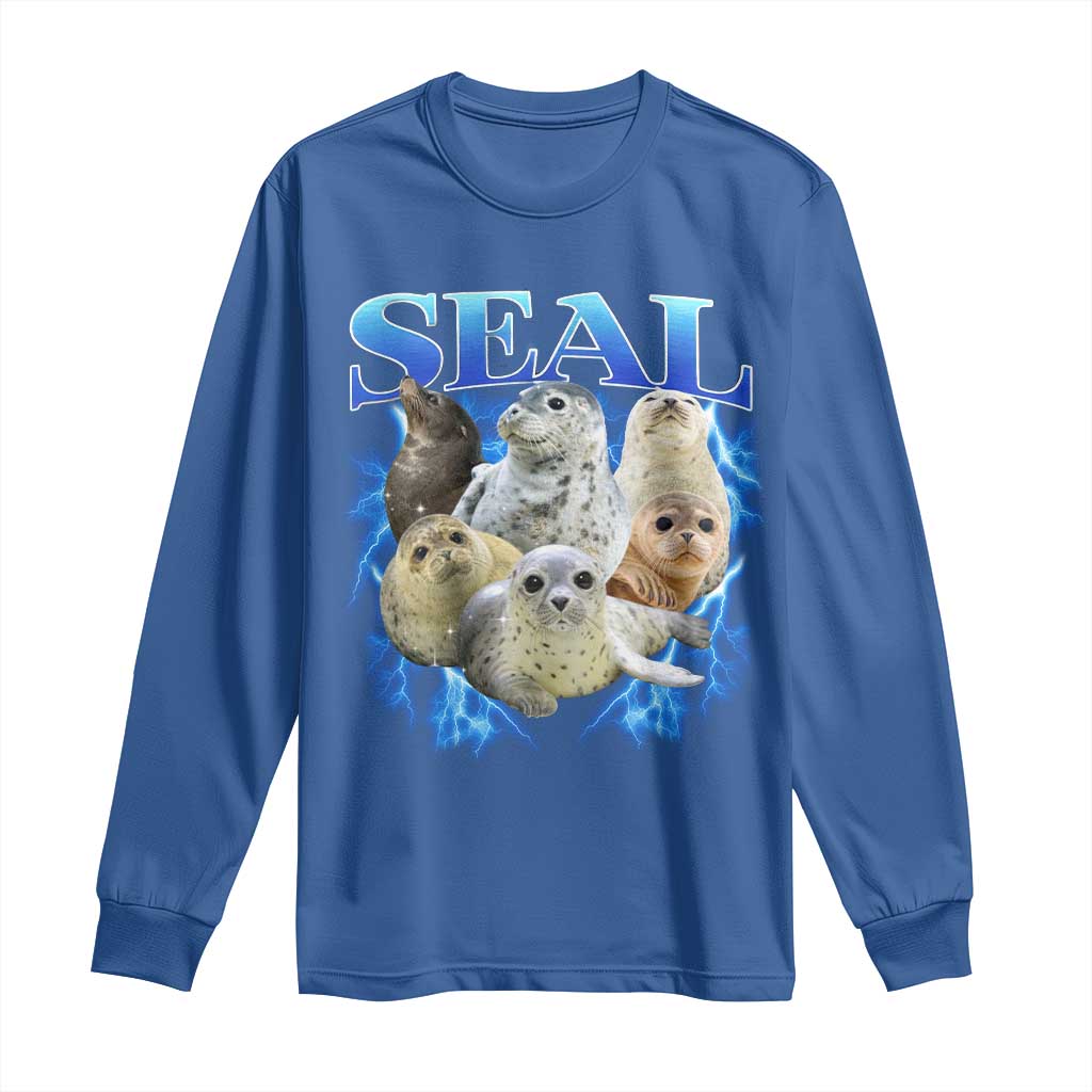 Baby Seals Long Sleeve Shirt Retro Sea Dog Bootleg Vintage Graphic 90s