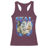 Baby Seals Racerback Tank Top Retro Sea Dog Bootleg Vintage Graphic 90s