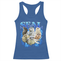 Baby Seals Racerback Tank Top Retro Sea Dog Bootleg Vintage Graphic 90s