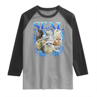 Baby Seals Raglan Shirt Retro Sea Dog Bootleg Vintage Graphic 90s