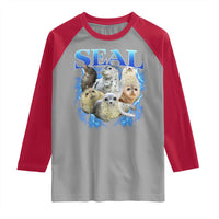 Baby Seals Raglan Shirt Retro Sea Dog Bootleg Vintage Graphic 90s