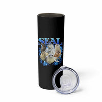 Baby Seals Skinny Tumbler Retro Sea Dog Bootleg Vintage Graphic 90s