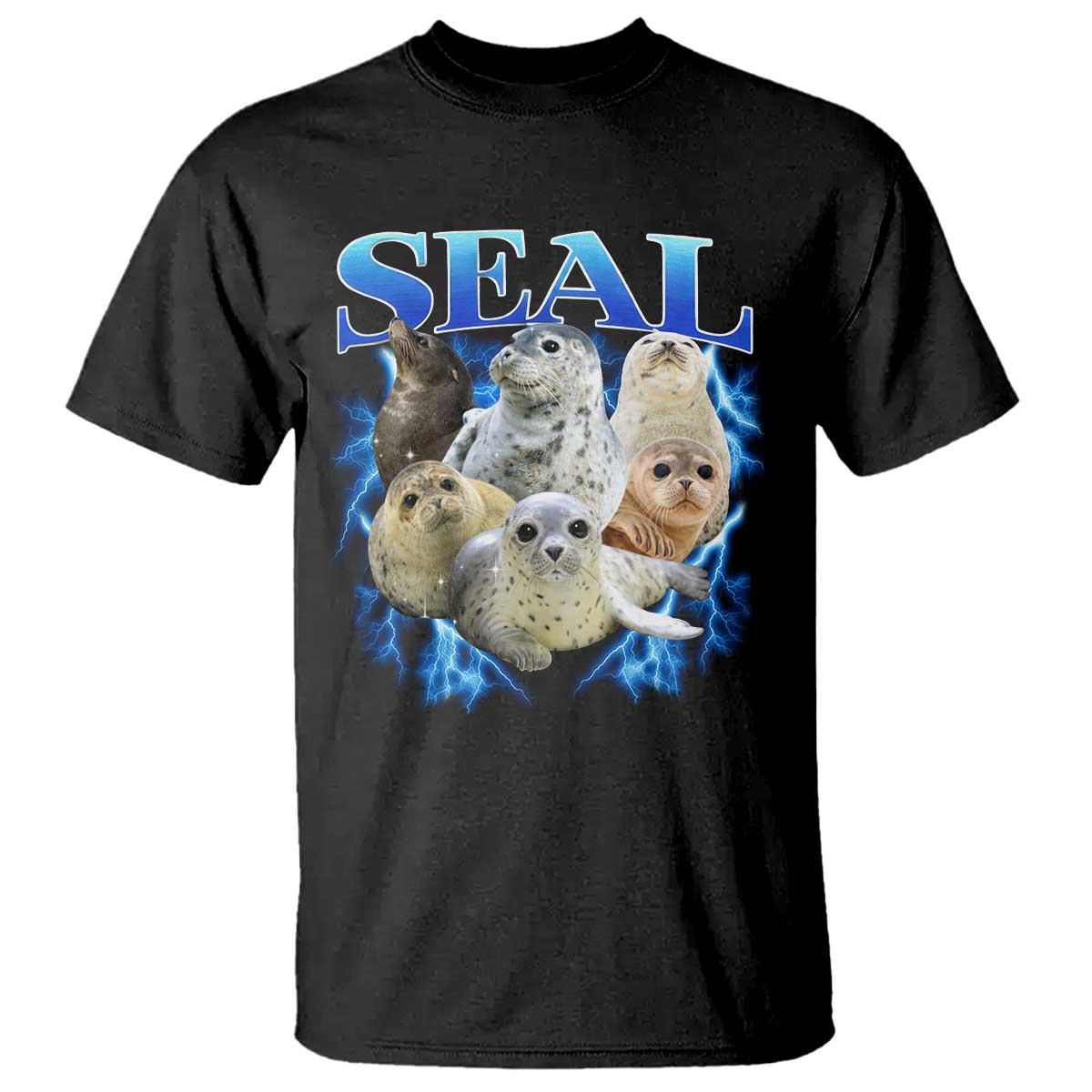 Baby Seals T Shirt Retro Sea Dog Bootleg Vintage Graphic 90s