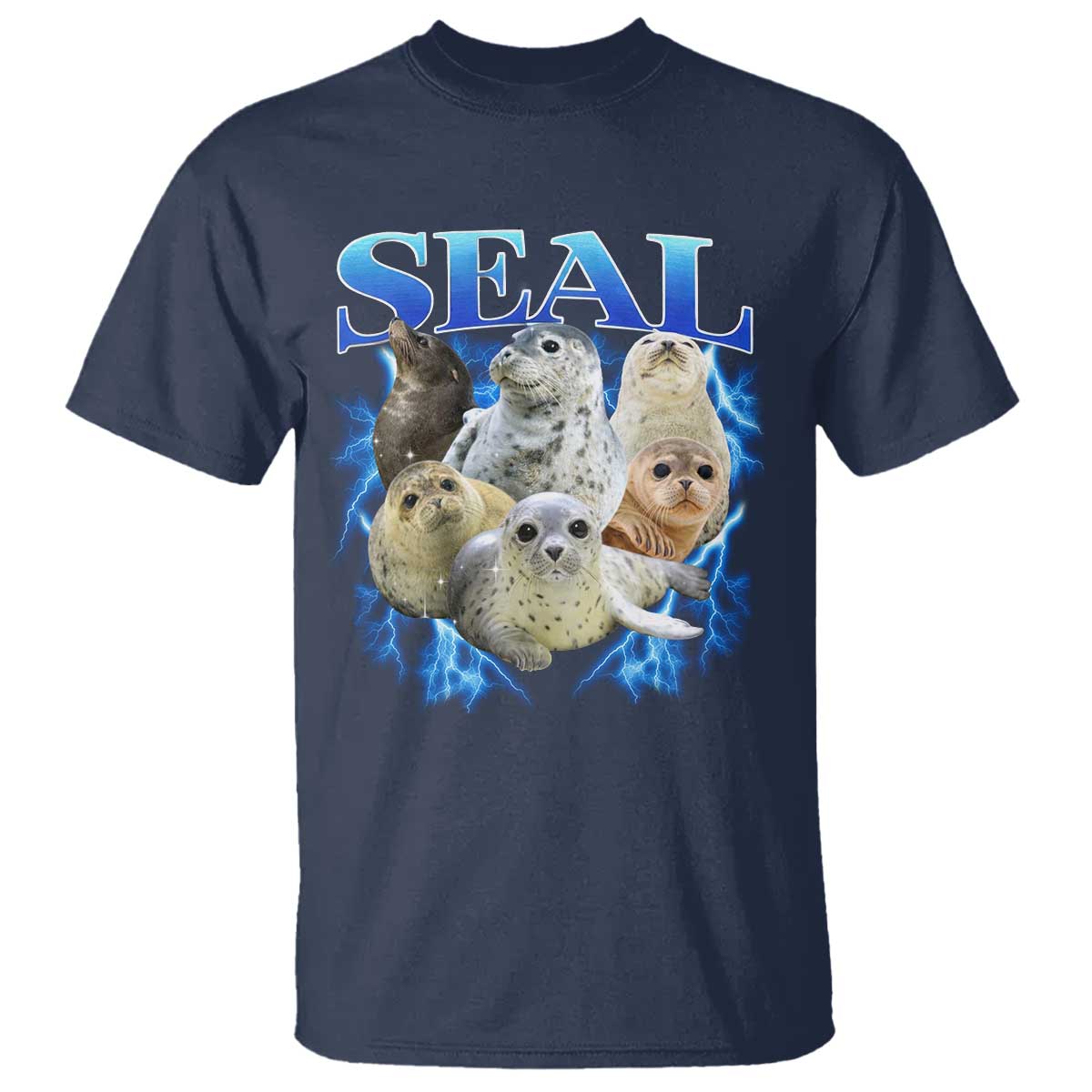 Baby Seals T Shirt Retro Sea Dog Bootleg Vintage Graphic 90s