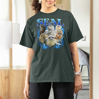 Baby Seals T Shirt For Women Retro Sea Dog Bootleg Vintage Graphic 90s